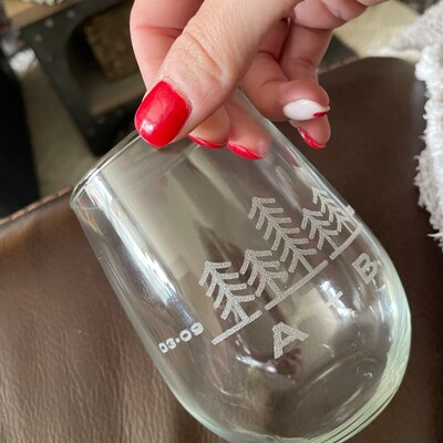 Vintage 1985 Etched 16oz Wine Glass - Cheers To 40 Years Birthday Gift