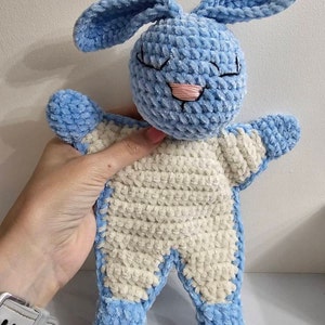 PUPPY Plush Lovey Crochet Pattern Dog Security Blanket Toy Amigurumi ...
