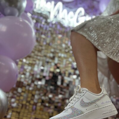 rhinestone nike air force