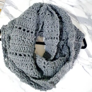 Echo Infinity Scarf Crochet Pattern PDF - Etsy