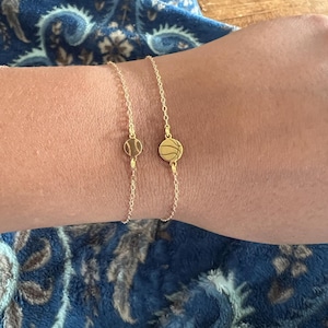 Customer photo, Softball Bracelet