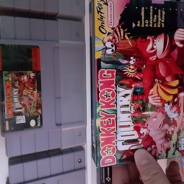 Super Nintendo Donkey Kong Country Box - Etsy