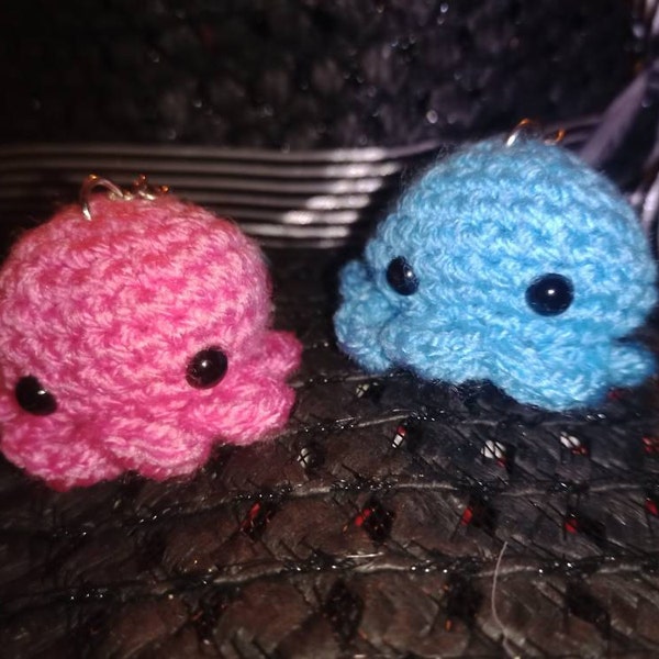 Little Tiny Cute Crochet Narwhales Stuffies Keychain Gift Kawaii Hand ...