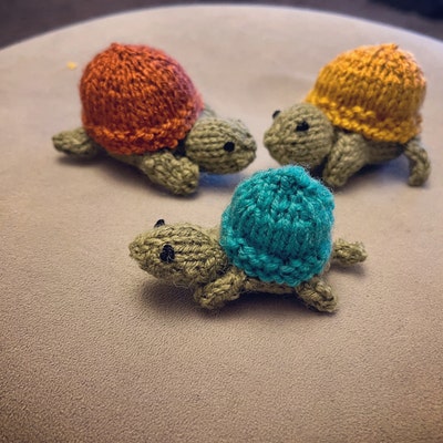 Turtle Family Knitting Pattern PDF - Etsy