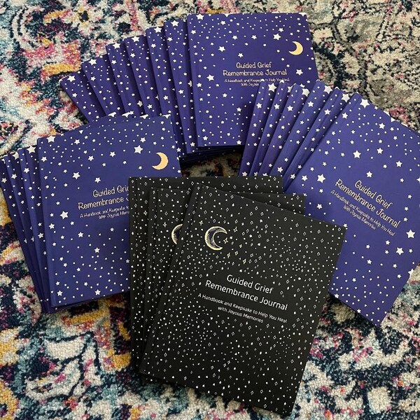 Guided Grief Remembrance Journal, A Handbook and Keepsake to Help You ...