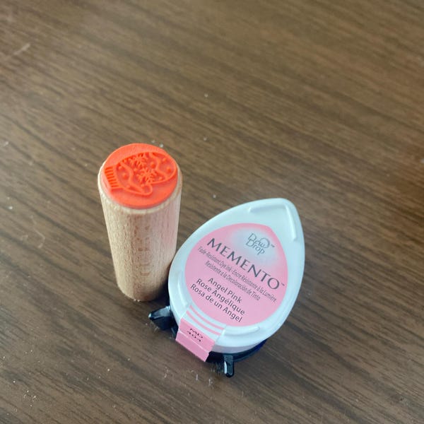 Rubber stamp christmas tree