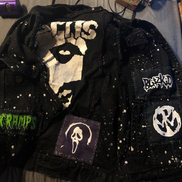Scream Punk Patch Metal Patch - Etsy