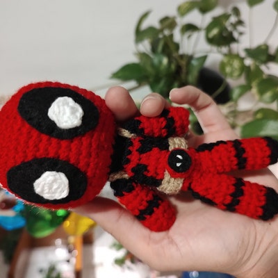 Deadpool Crochet Pattern Instant Download Amigurumi Plush Doll CROCHET ...