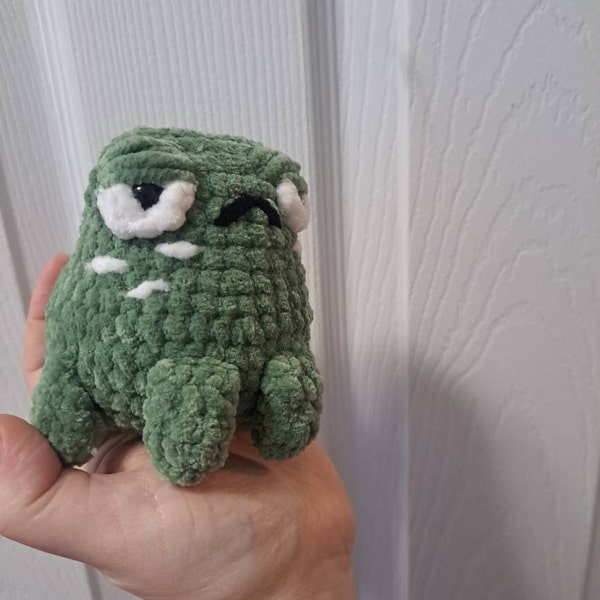 Crochet Pattern Toad Amigurumi Tiny Grumpy Frog English Pdf - Etsy