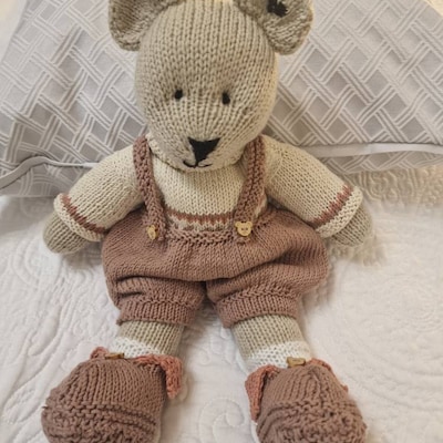 ROMEO Bear / Teddy Bear Toy Knitting Pattern/ Plus Free - Etsy