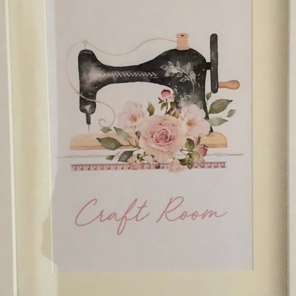Printable Craft Room 8 X 10 Art Craft Room Sign Instant Download