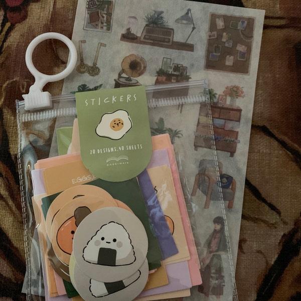 40 Sheets Papermore Series Stickers,paper Crafts,bullet Jouraling ...