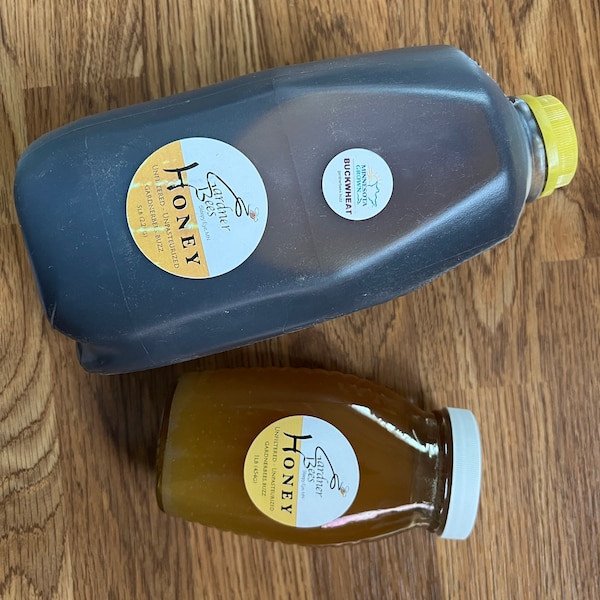 Buckwheat Honey - 5lb Jug - Minnesota Pure Raw Honey - BPA Free Jug - Etsy