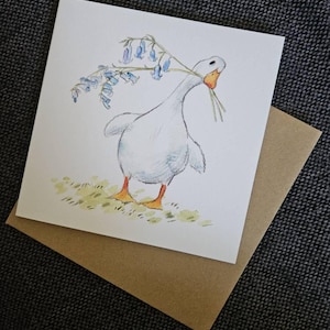 Happy Anniversary , Quality Greeting Card, to you Both 'the Bear, the Hare, and the Mouse' , heart warming Illustrations, made in UK, BHME09