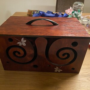 Rustic Tea Box With 3 Compartments Wooden Tea Bag Organizer Tea Chest ...