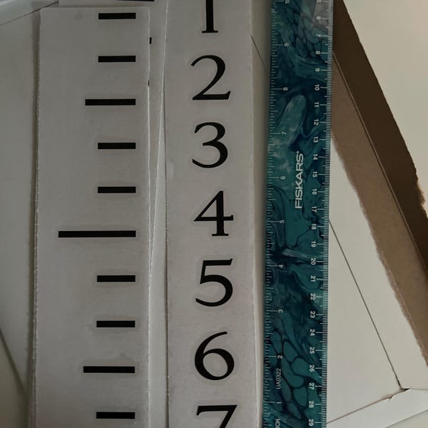 DIY Vinyl Kids Growth Chart Ruler Decal for Boys and Girls (GC-DCL ...
