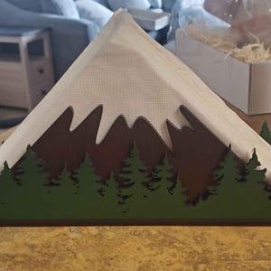 20 Servilletas De Montañas Alpes Baviera 33 X 33 Cm