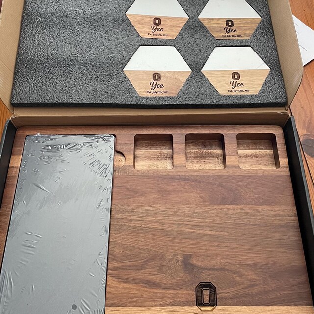 Personalised 30cm Acacia Wood Serving Board