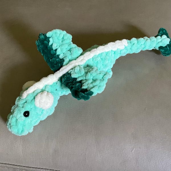 Crochet Tiny Dragon Pattern PDF Small Dragon - Etsy