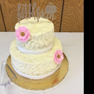little pumpkin cake topper