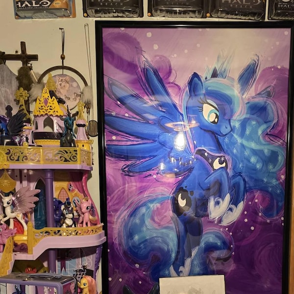Princess Luna - My Little Pony Friendship is Magic Art Print Poster - Etsy