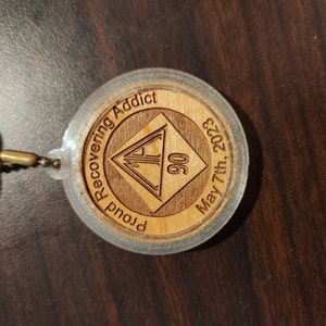 Medaglione The Promises Alcolisti Anonimi Placcato Oro Bianco - Moneta Sobriet&agrave;