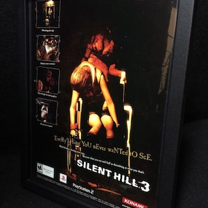 2008 SILENT HILL HOMECOMING Xbox PS3 Video Game = Promo Art Print AD /  POSTER