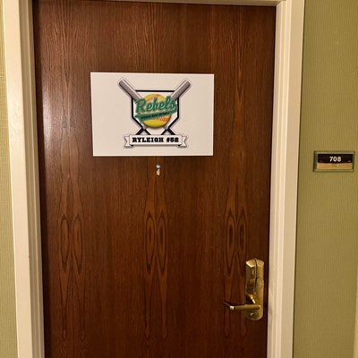 DIGITAL TEMPLATE Baseball Door Sign baseball Field, Printable Signs for ...