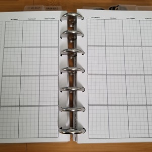 Studie Planer Student Planer Druckbare A5 Planer Einsatze Etsy