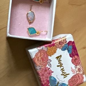 Customer photo from Roxanne, Raw Australian Opal Ring