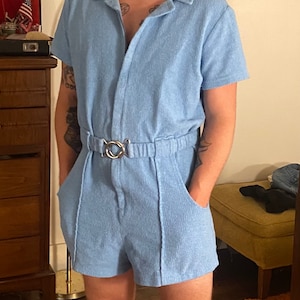 James bond terry cloth cheap romper