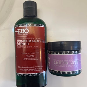 EBO Beard Wash Pomegranate Punch - Etsy
