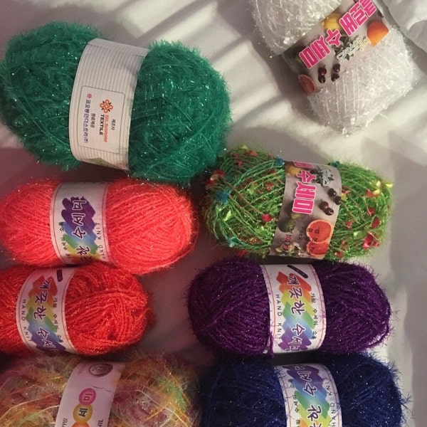 Knit Clover Scrubby Brush Yarn,scrubbies Scrubber Yarn, 100% Polyester ...