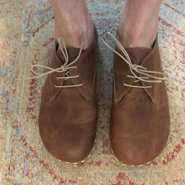 Mens Grounding Shoes, Barefoot Shoes Mens, Dark Brown, Grouning Shoes ...