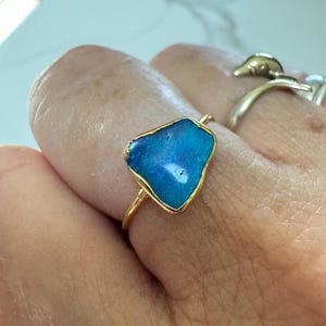 Customer photo from Lisa, Raw Australian Opal Ring
