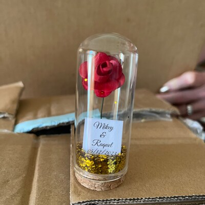 Beauty and the Beast Mini Glass Wedding Favors for Guests - Etsy