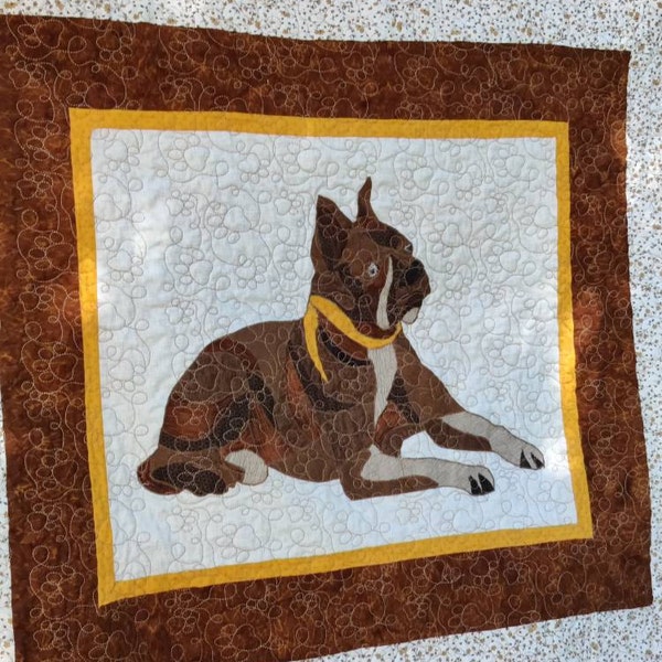 Paw Print Edge to Edge Quilting Design: Continuous Line Dog or Cat Paws ...