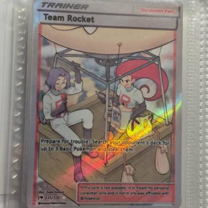 Team Rocket Full Art Trainer - Custom Pokemon Card, Jessie, James