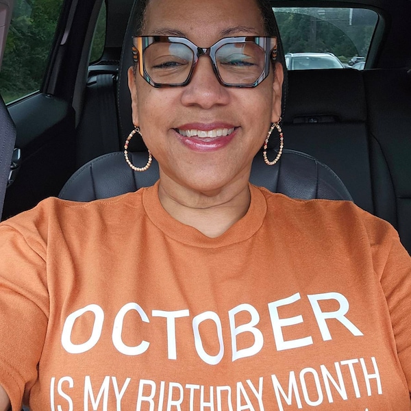 October My Birthday Month, October Birthday Shirt, Birthday Gift for ...