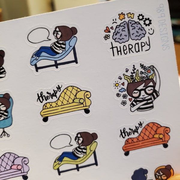 Lu's Therapy - Planner Stickers - Therapy Planner Stickers - Health ...