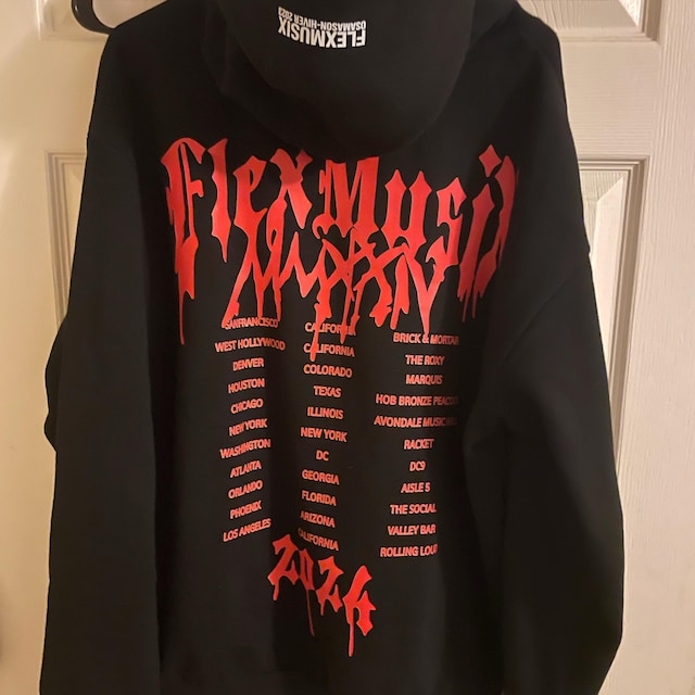 Osamason Flex Musix Merch Tour Hoodie Hooded Sweatshirt - Etsy