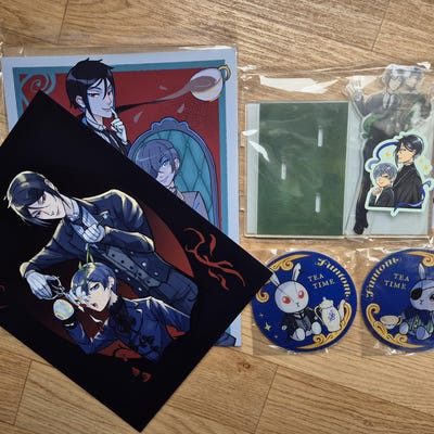 TWISTED WONDERLAND Heartslabyul Riddle Trey Cater Ace Deuce 8.5x11 Art ...