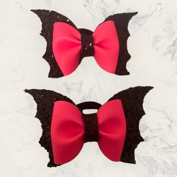 Halloween Bow Template Bat Bow SVG Bestseller Bat Hair Bow SVG