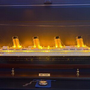 タイタニック号模型 スペシャルエディション LEDライト付き - 100 cm
