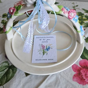 Vintage Wildflower Seed Favors - Wildflower Wedding Favor - Bridal Baby  Shower Favor - Custom Seed Paper Favors - Sustainable Wedding Favor - Etsy