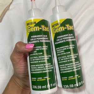 1 ounce Gem-Tac Precision Glue Bottle – dreamitcustom