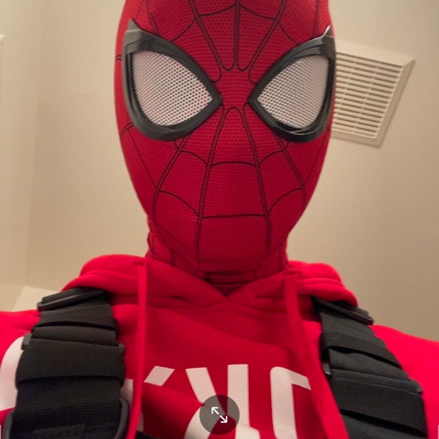組み立て済みスパイダーマンマスク トム・ホランド レプリカ フェイス