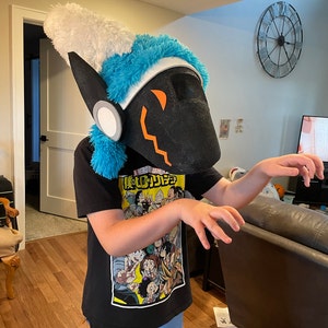 How To Make A Cheap Protogen Fursuit Head + PDF Template