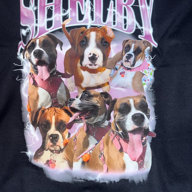 Dog Graphic Vintage No Sleeve - White – LÝFT