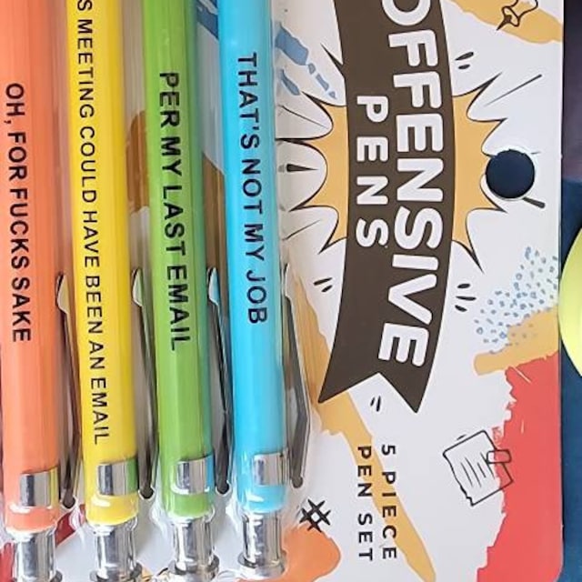 These Offensive Office Pens Are The Perfect Way To Get Back At Annoying  Coworkers